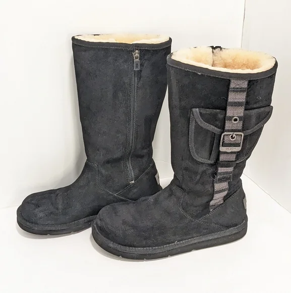 UGG Cargo Suede And Shearling Boots - Picture 16 of 16